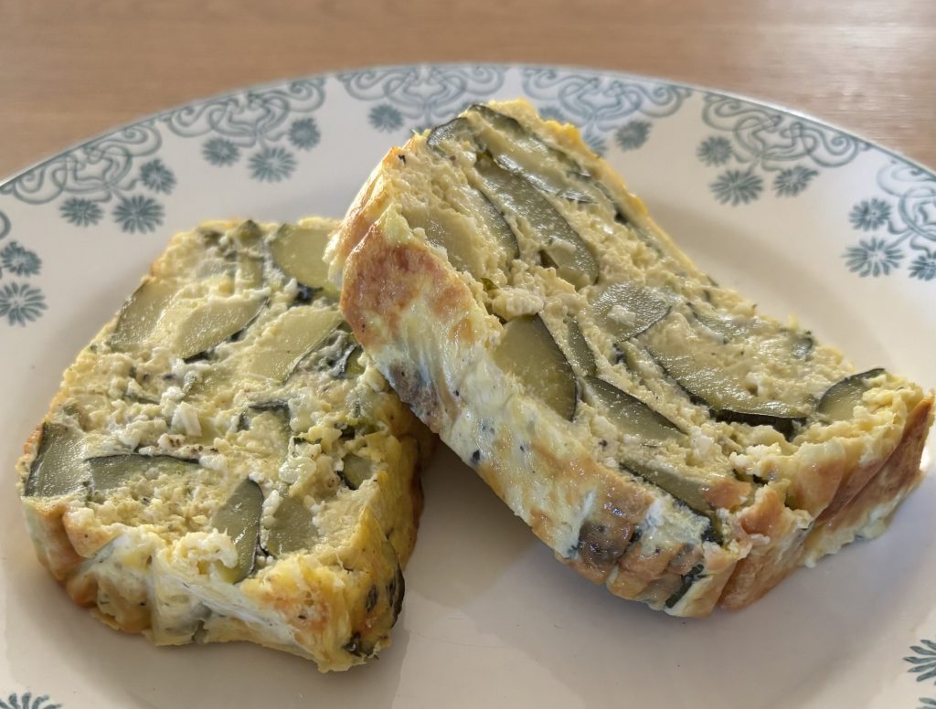 Flan de courgettes