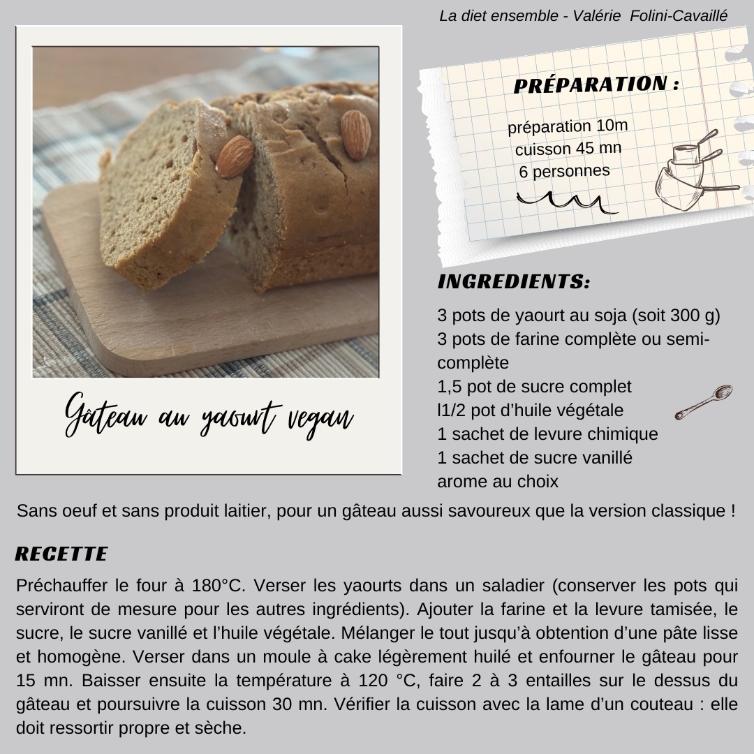 Găteau au yaourt vegan