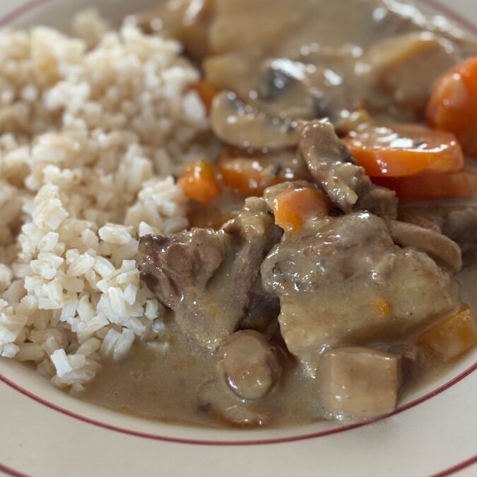 Blanquette de veau healthy