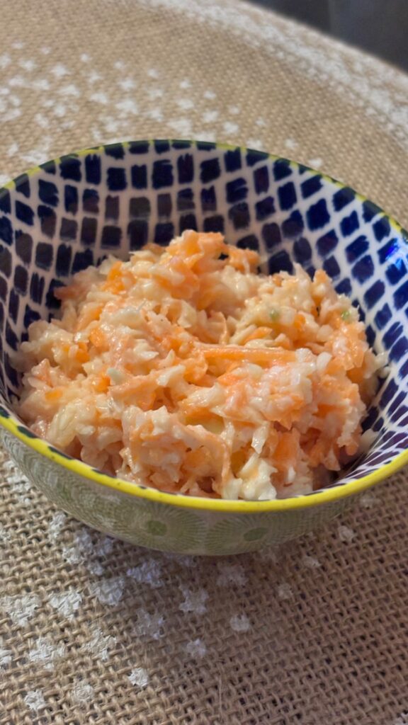 Coleslaw sans mayonnaise