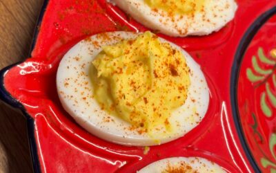 Oeufs mimosa sans mayonnaise