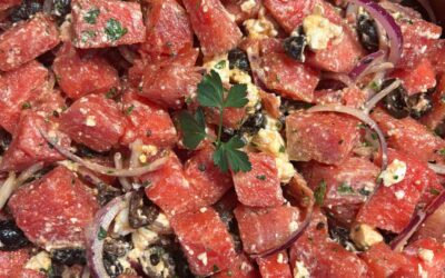 Salade Grecque à la pastèque