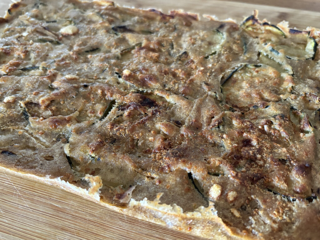 Scarpaccia de courgettes