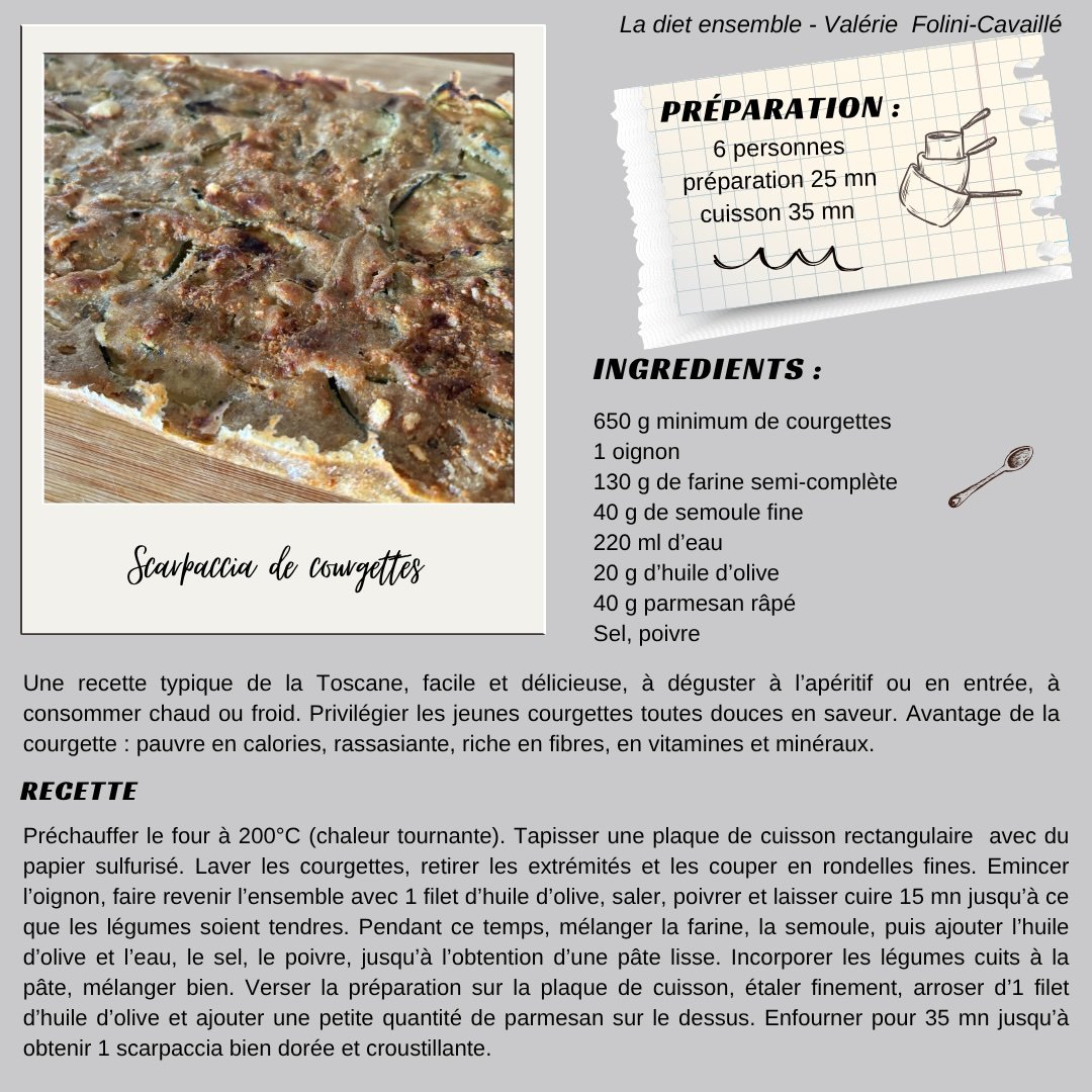 Scarpaccia de courgettes