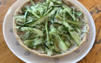 Tarte aux concombres