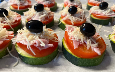 Pizza de courgettes