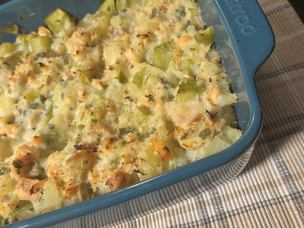 Brandade de saumon à la courgette